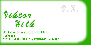 viktor wilk business card